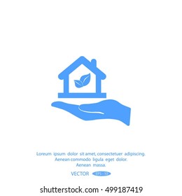 Eco House icon.