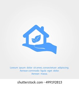 Eco House icon.