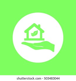 Eco House icon.