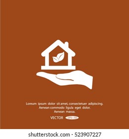 Eco House icon.