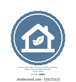 Eco House icon.