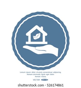 Eco House icon.