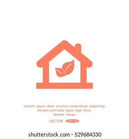 Eco House icon.