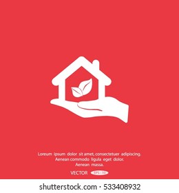 Eco House icon.