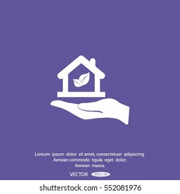 Eco House icon.