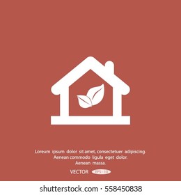 Eco House icon.