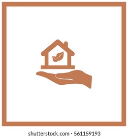 Eco House icon.