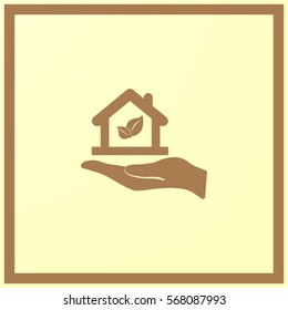 Eco House icon.