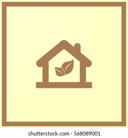 Eco House icon.