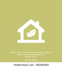 Eco House icon.