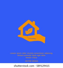 Eco House icon.