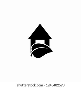 Eco House icon. Vector  Eps 10 