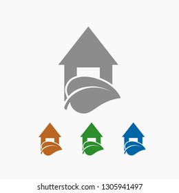 Eco House icon. Vector  Eps 10 