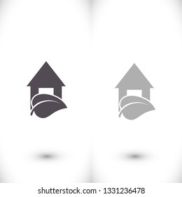 Eco House icon. Vector  Eps 10 