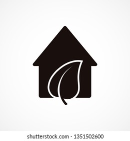 Eco House icon. Vector  Eps 10 
