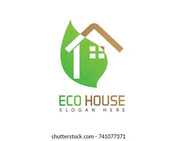 Eco house logo