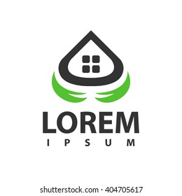 Eco House Logo Design