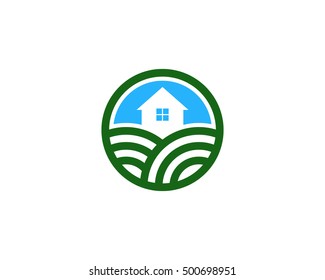 Eco House Logo Design Template