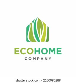 Eco House Logo Vector Icon Stock Illustration of nature home 