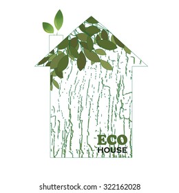 Eco House Vector