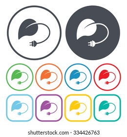 Eco icon.