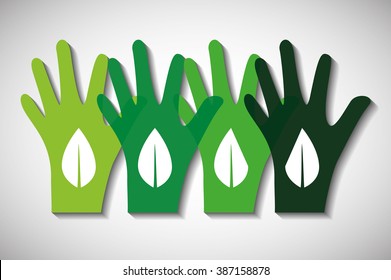 Eco icon design 