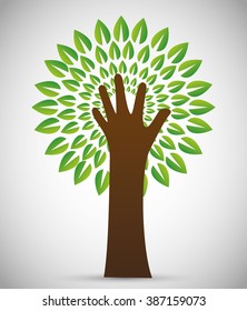 Eco icon design 