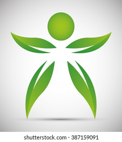 Eco icon design 
