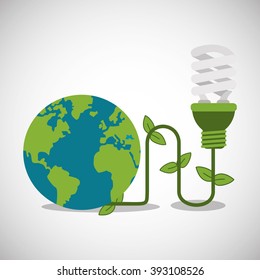 Eco icon design