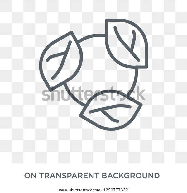 Eco icon.\
Eco design concept from Ecology collection. Simple element vector\
illustration on transparent\
background.