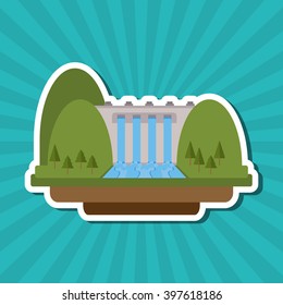 Eco icon design, Vector illustration