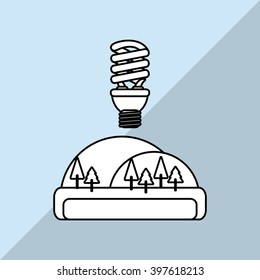 Eco icon design, Vector illustration