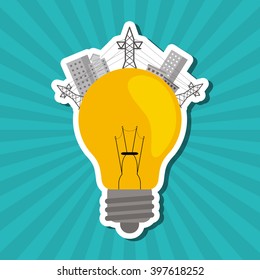 Eco icon design, Vector illustration