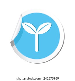 Eco icon, ecological sign. Vector illustration