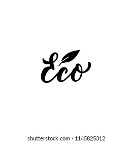 Eco icon. Ecology logo for packaging, banner, design, store.