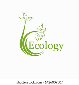 Eco icon. Ecology sign. Vector illustration, flat design.