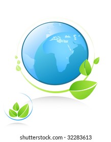 icono ecológico. concepto verde