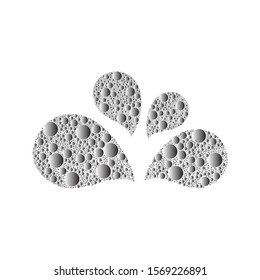 Eco icon green leaf. leafs icon. Bubblle leaf. Stock Vector illustration isolated on white background.