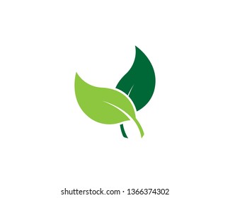 Eco Icon Green Leaf Vector Illustration Stock Vector (Royalty Free ...