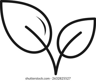 eco icon. leaf icon vector