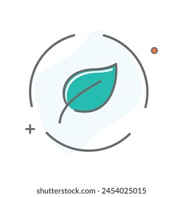 Eco Icon minimalist representation emphasizing ecological awareness and sustainable living