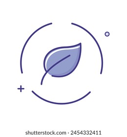 Eco Icon minimalist representation emphasizing ecological awareness and sustainable living