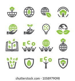 ECO icon set
