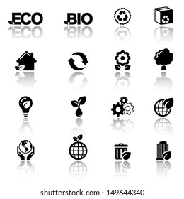 Eco icon set