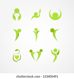 eco icon set