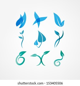 eco icon set