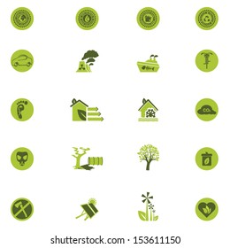 Eco icon set