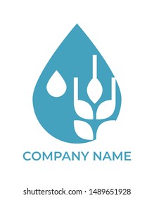 Eco icon. Template for logo. Color vector illustration isolated on white.