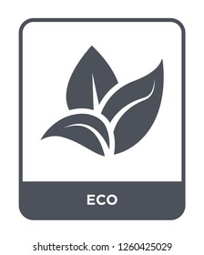 eco icon vector on white background., eco simple element illustration