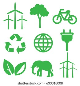Eco icons.